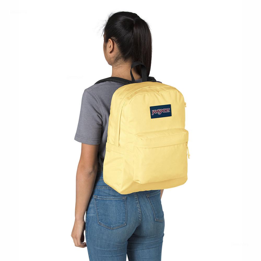 Sac à Dos Ordinateur JanSport SuperBreak? Plus Jaune | WKQ-30614028